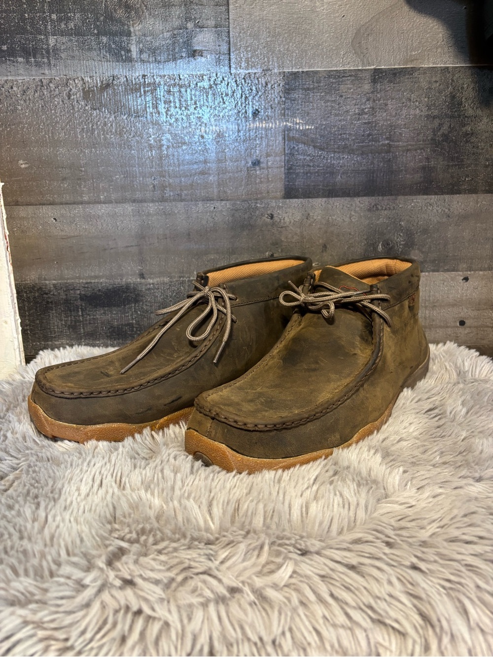Twisted X Men's Chukka Driving Mocs Mdm0095 Brown 13W